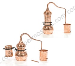 Copper Rotating Column Alembic Still